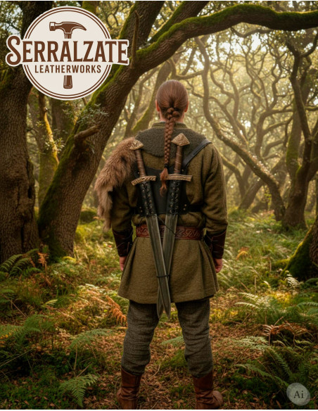 Tahalí Ninja nas costas para duas...