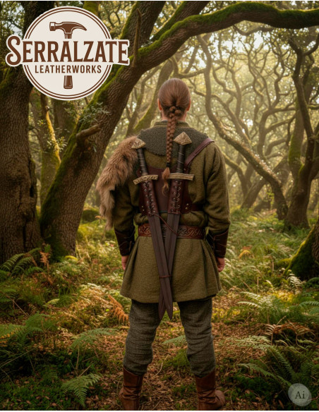 Tahalí Ninja nas costas para duas...