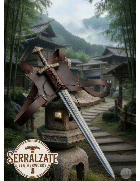 Tahalí Ninja nas costas para uma...