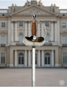 Florete de Castañeta decorativo, níquel liso 2