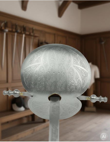 Florete de concha decorativo, rústico