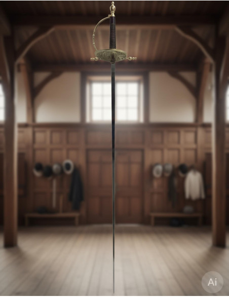 Florete de concha decorativa, dourado