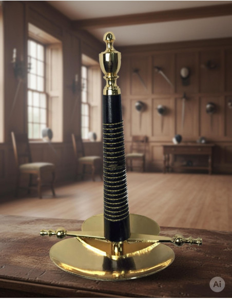 Florete de concha decorativa, dourado