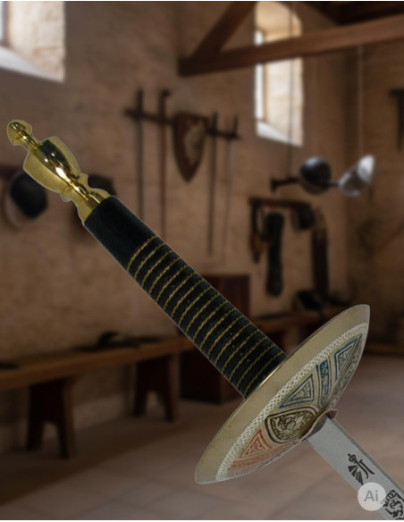 folha francesa dourada