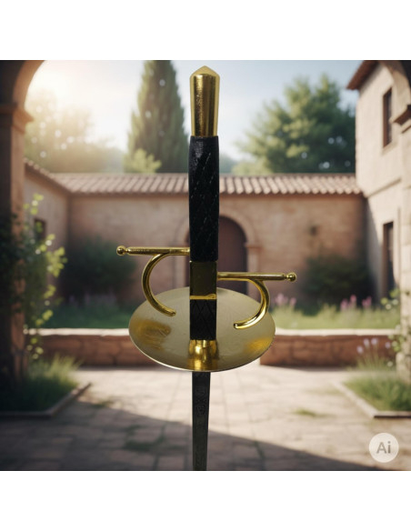 Florete espanhol decorativo, dourado