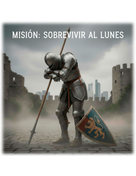 Camiseta medieval para homem, Missão:...