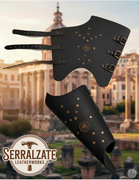 Grevas legionário romano, pretas