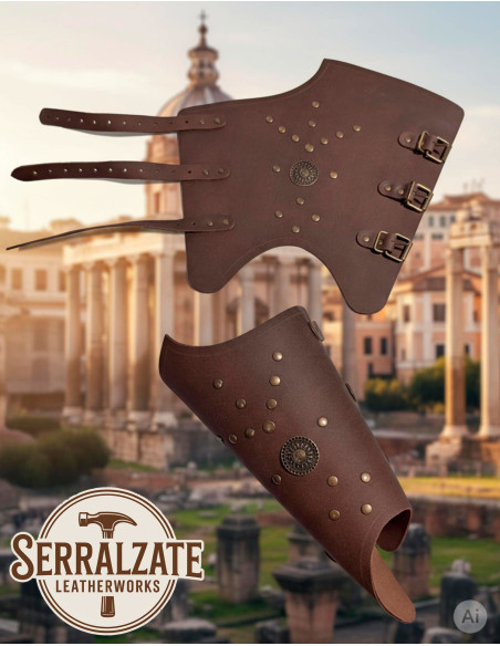 Grevas legionário romano, marrons