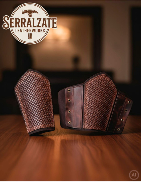 Pulseira Viking Rey Haakon em marrom