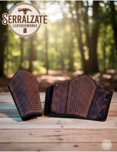 Pulseira Viking Rey Haakon em marrom