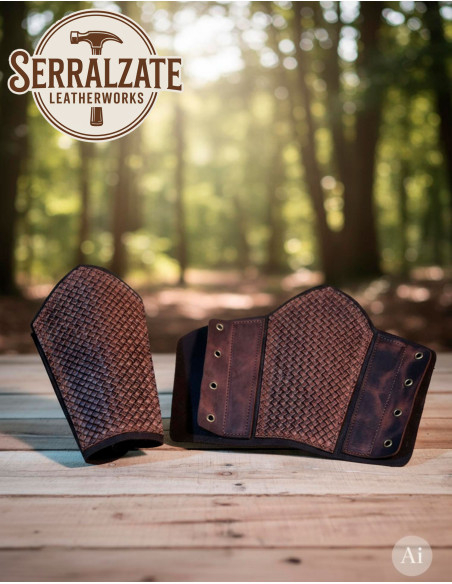 Pulseira Viking Rey Haakon em marrom