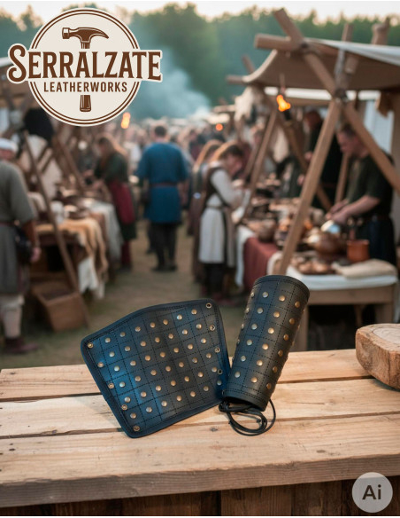 Braceletes medievais reforçados Evan...