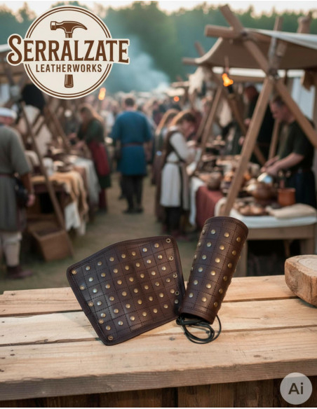 Braceletes medievais reforçados Evan...