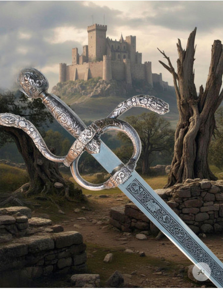 Espada Decorativa Filipe II - Acabado...