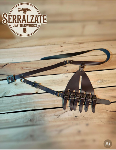 Tahalí Renascentista 6 fivelas...