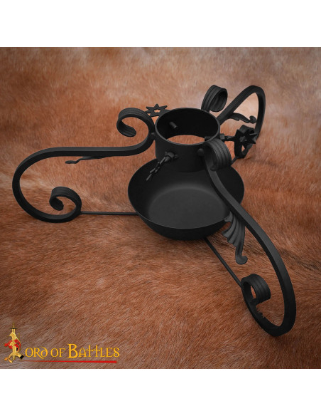 Suporte forjado para árvore de Natal...