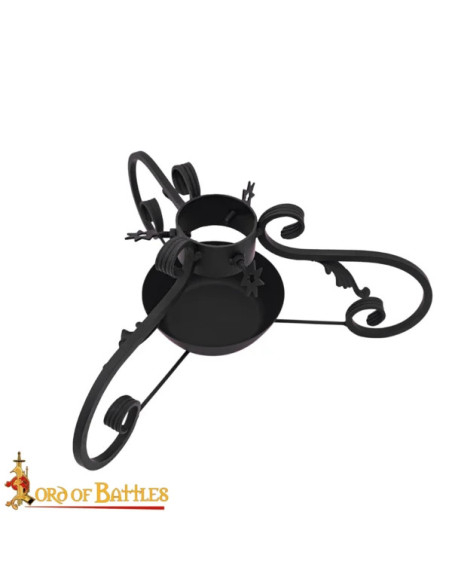Suporte forjado para árvore de Natal...