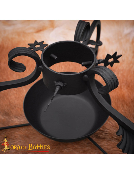 Suporte forjado para árvore de Natal...