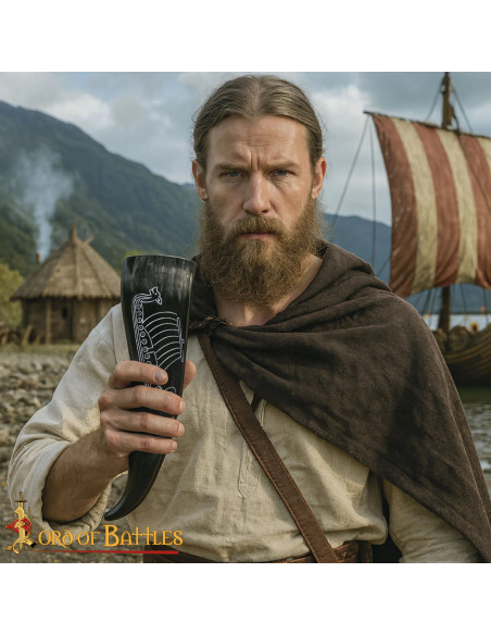 Chifre de barco Viking para beber...