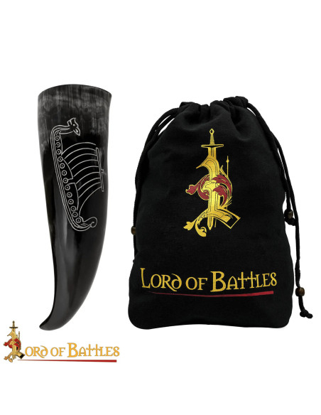 Chifre de barco Viking para beber...