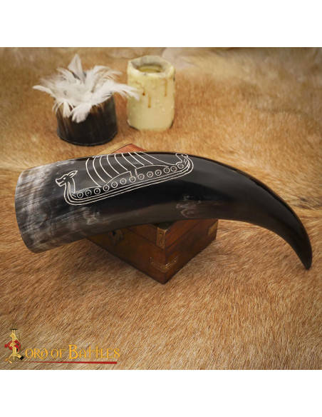 Chifre de barco Viking para beber...