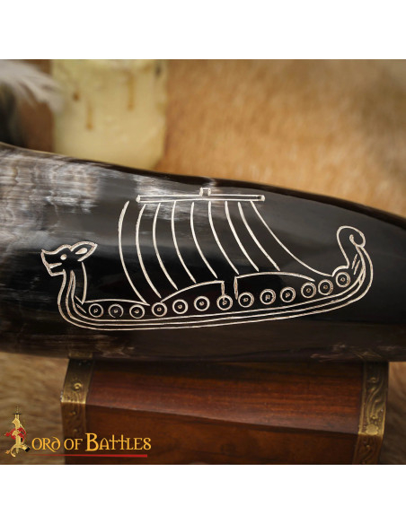Chifre de barco Viking para beber...
