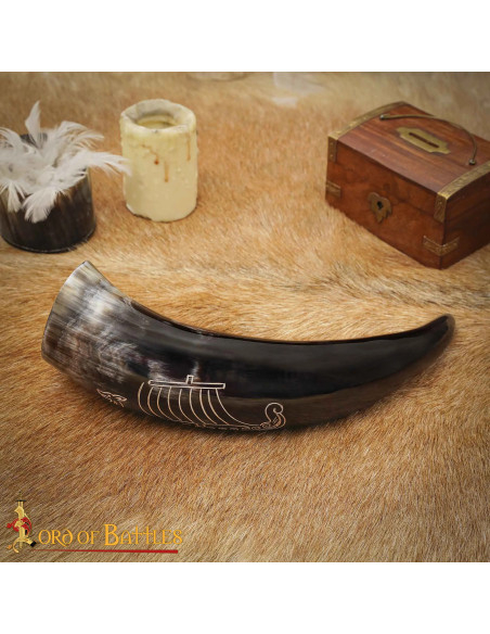 Chifre de barco Viking para beber...