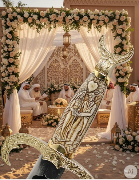 Cimitarra para casamentos (com texto...