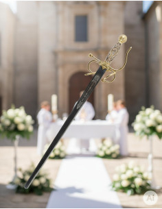 Espada Colada para comunhões (sem texto personalizado...