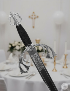 Espada niquelada Tizona para comunhões (sem texto... 2
