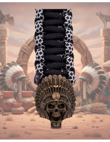 Pulseira de paracord com fecho...