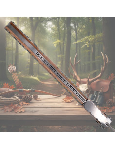 Canivete de carraca decorado Third da série Mapple Wood... 2