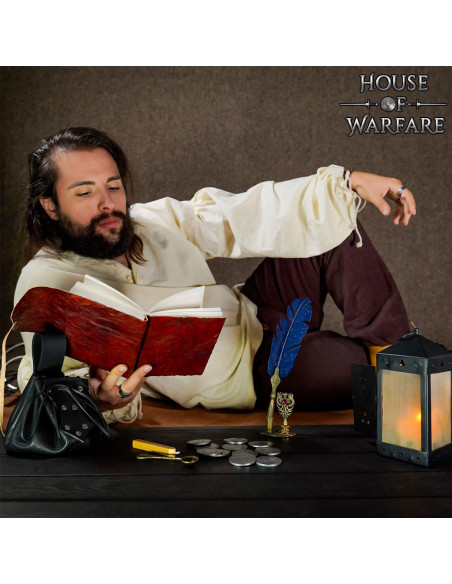 Diário medieval rústico capa de...