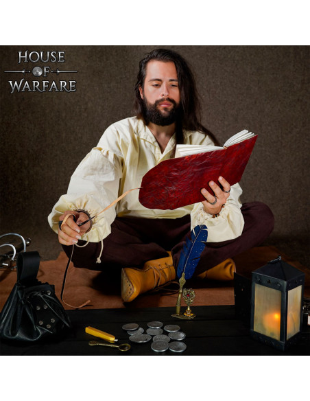 Diário medieval rústico capa de...