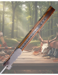 Canivete carraca Third manga decorada damasquino, série... 2