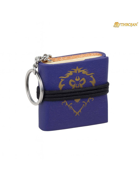 Chaveiro mini diário com capa de...