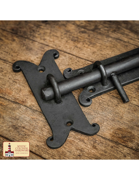 Fecho rústico de porta com pino...