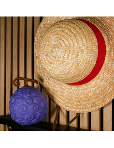 Pacote One Piece-Luffy: Chapéu e Squishy Gomu