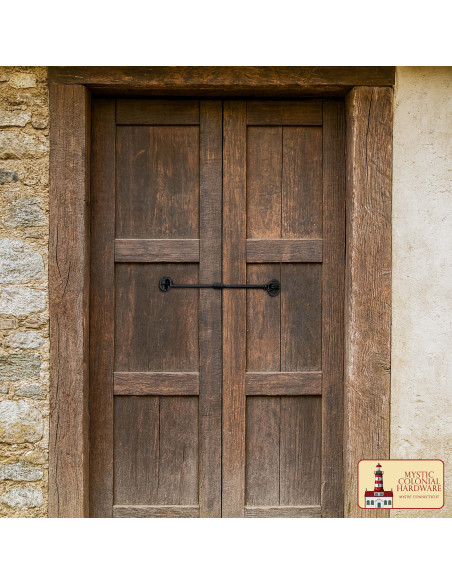 Fecho rústico com gancho e olho para...