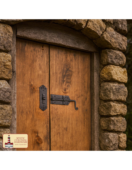 Pestana rústica forjada à mão para...