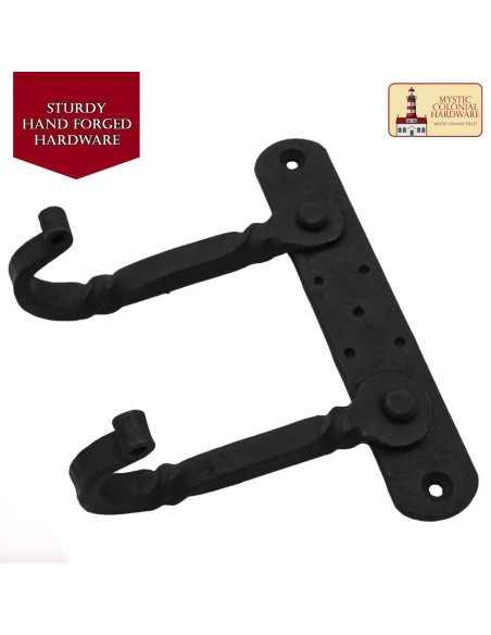 Cabideiro rústico com gancho duplo...