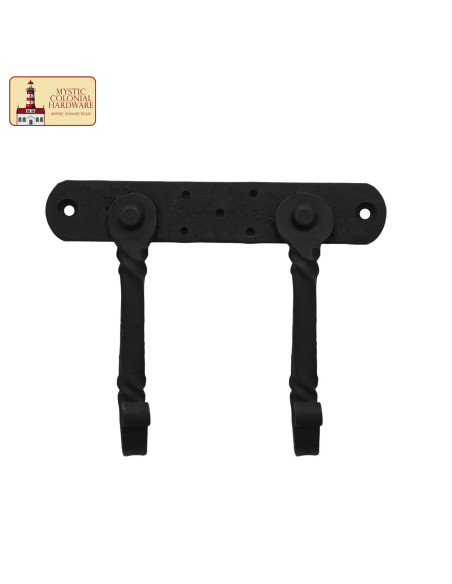 Cabideiro rústico com gancho duplo...