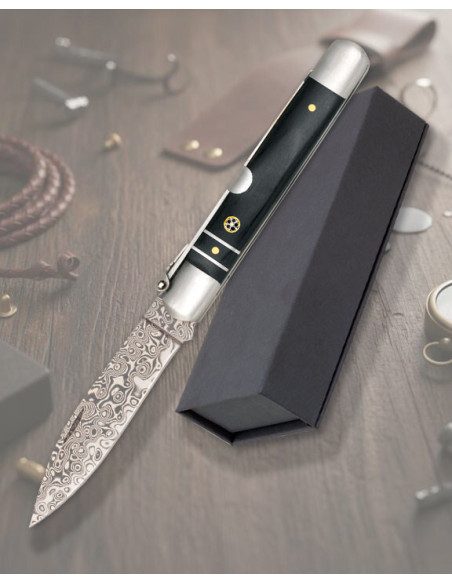 Navaja albainox machete damasco, cabo...