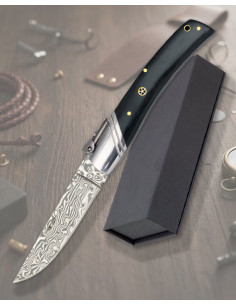 Navaja albainox damasco, cabo stamina mosaico (9 cm).