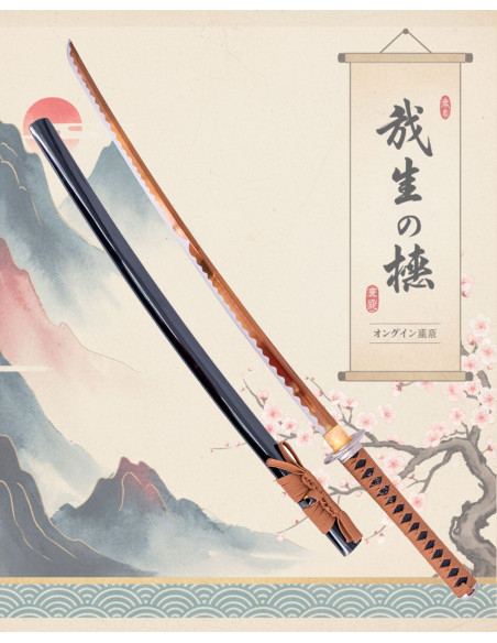 Katana funcional lâmina de aço...