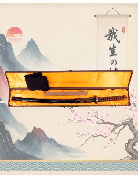 Katana funcional lâmina de aço...