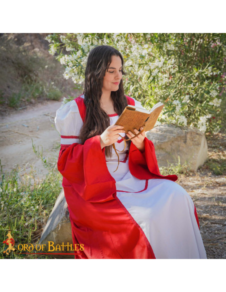 Diário medieval capa de couro design...