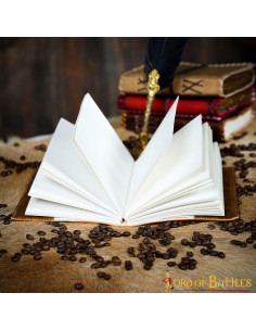 Diário medieval capa de couro design nó Celta 2