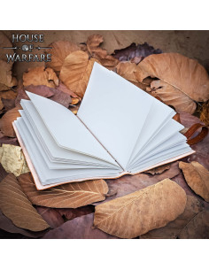 Diário medieval capa de couro fecho de correias design... 2