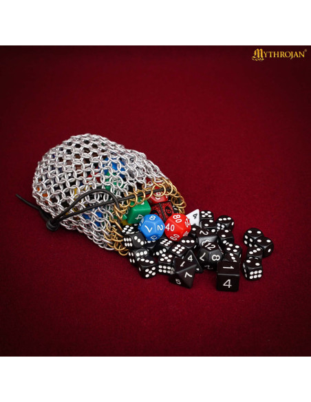 Saco de lona de malha de alumínio com...